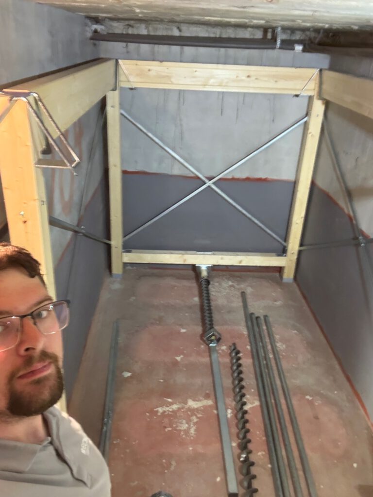 Jan bei der Arbeit
