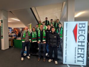 Unsere Azubis beim Heimspiel des 1. FC Schweinfurt 05