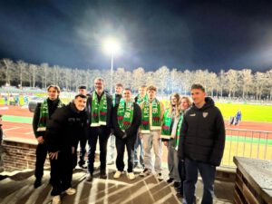 Unsere Azubis beim Heimspiel des 1. FC Schweinfurt 05