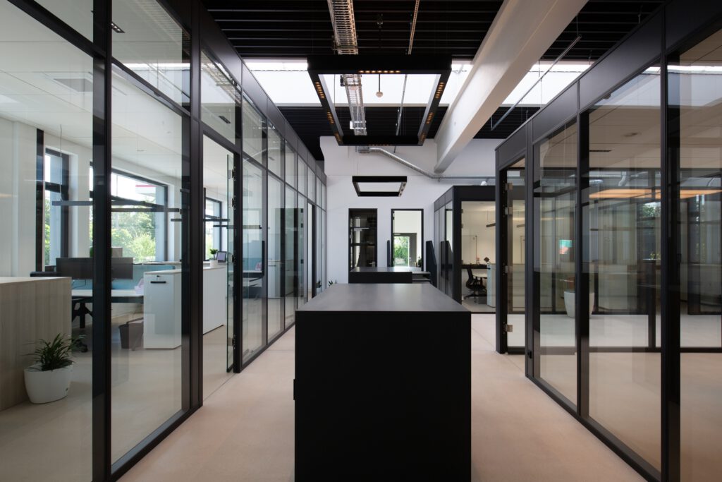 Flur im neuen Gebäude